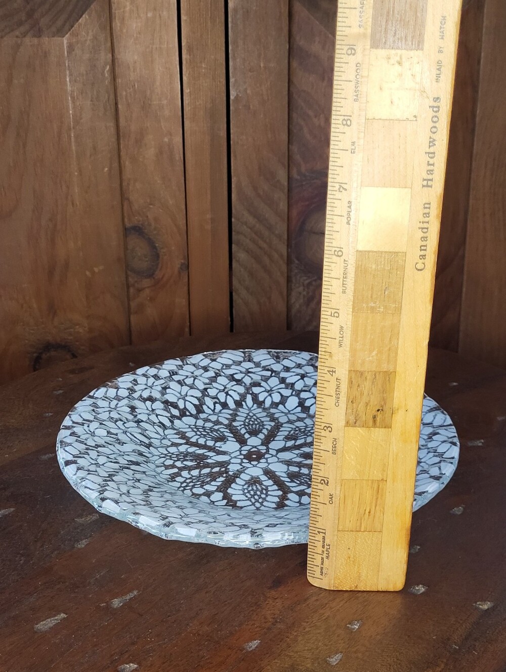 Sydenstricker fused glass plate - Picture 3 of 12